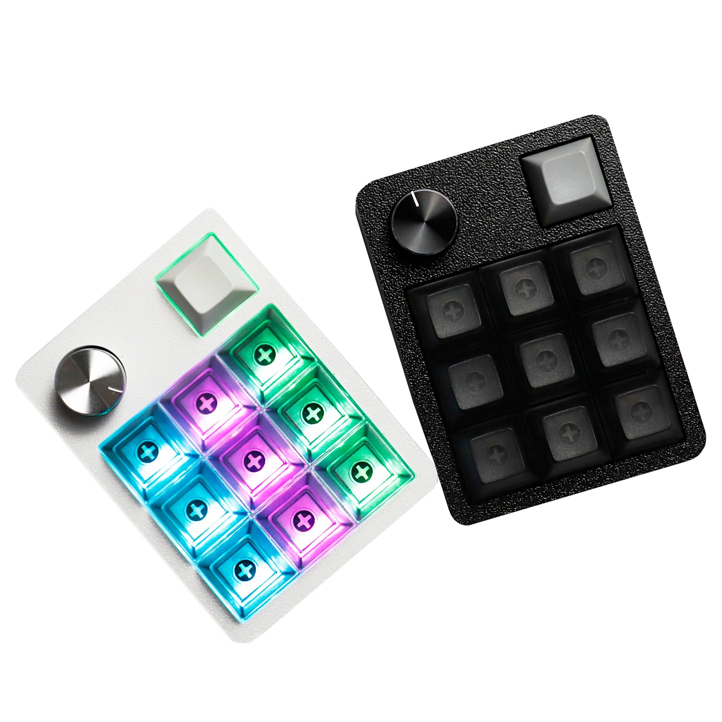 CV11 11-Key Mini Mechanical Keyboard – Wired, Hot-Swap, RGB Knob & PLA 3D Printed Case, Supports VIAL Macro for Gaming & Office