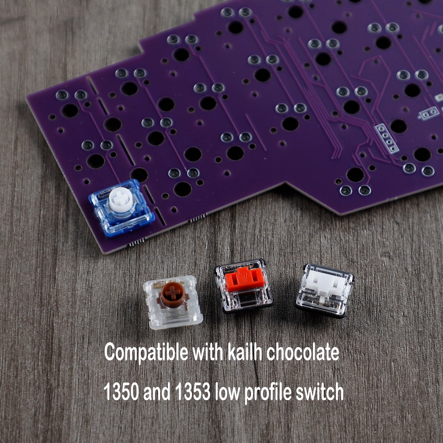 YMDK 2.4Ghz Wireless Split Low profile 46 Keys Keyboard Corne V4.1 Ergonomic Hotswappable 40% Layout 3D PLA Vial All Key Programmable Mini Independent Gaming Keyboard Kit