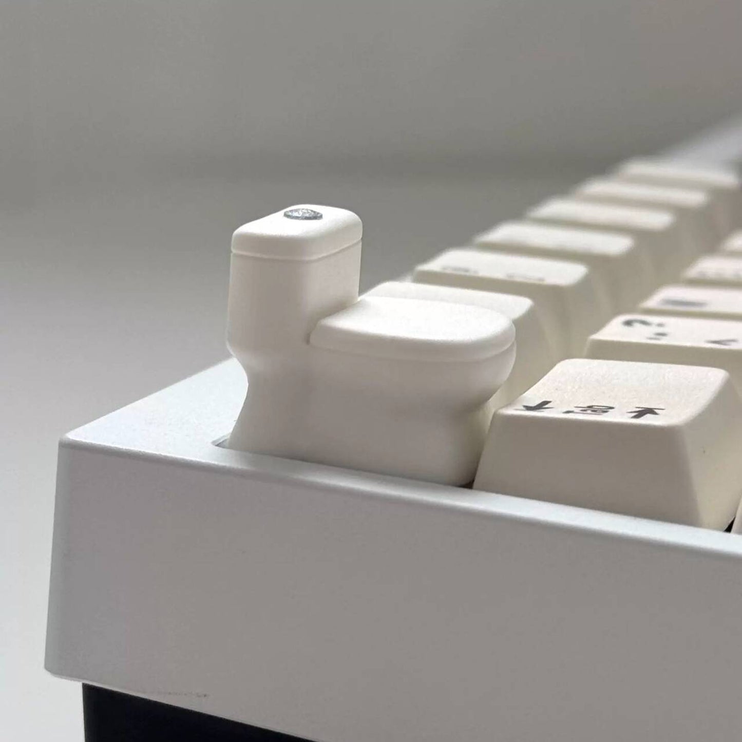 YMDK Toilet Personality Keycaps Creative Novel Homemade Cute Key Cap Resin Keycap for MX Mechanical Keyboard