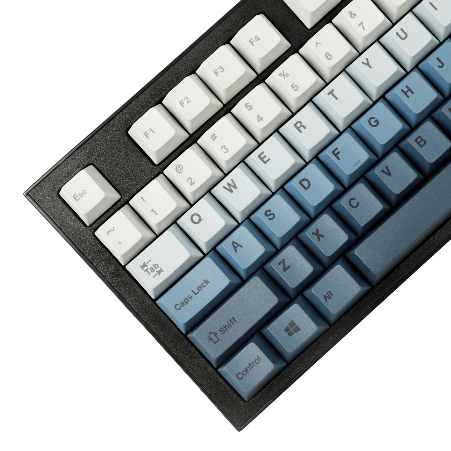 YMDK Cherry Profile Gradient Color Keycap( Dye Subbed Keycap Set Thick PBT)