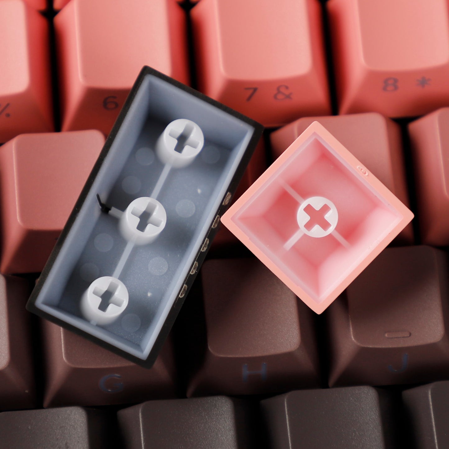 YMDK Gradient Series 133 Keys Cherry Profile PBT Double Shot Side-lit Shine Through Backlit For MX Mechanical Keyboard