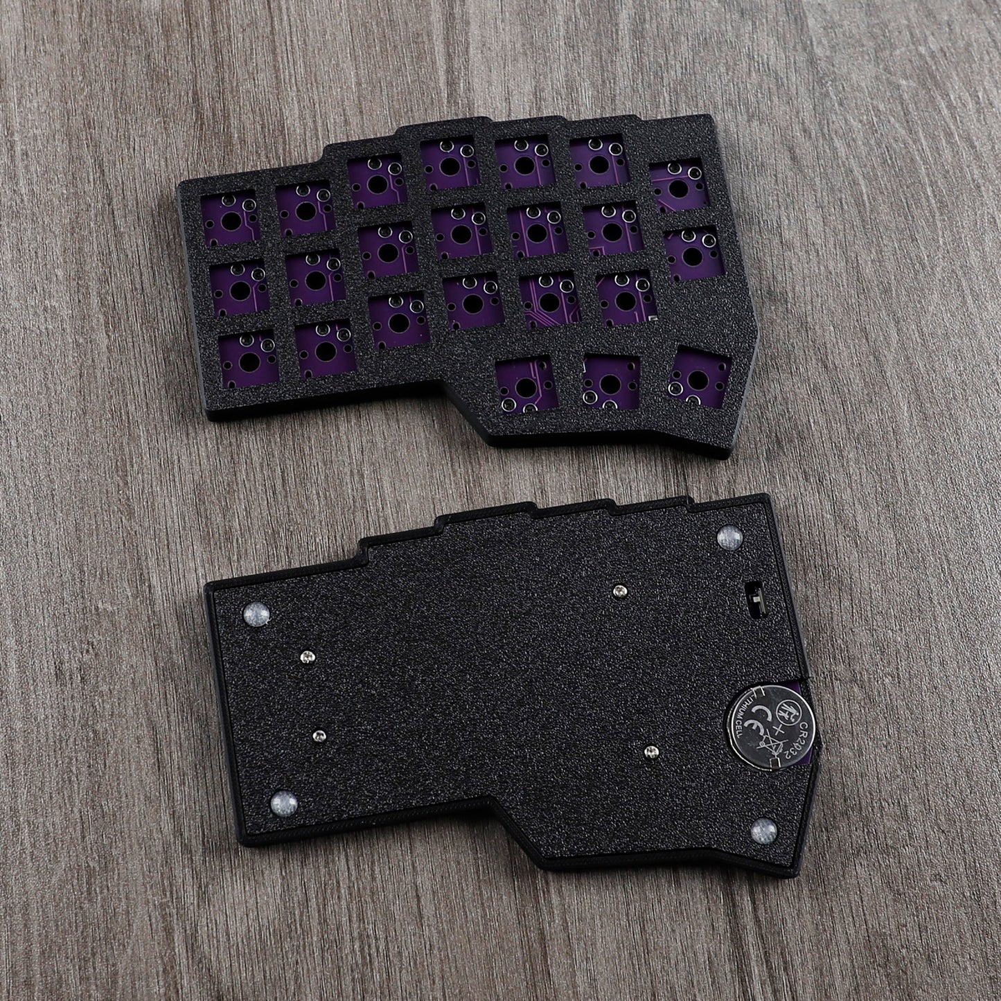 YMDK 2.4Ghz Wireless Split Low profile 46 Keys Keyboard Corne V4.1 Ergonomic Hotswappable 40% Layout 3D PLA Vial All Key Programmable Mini Independent Gaming Keyboard Kit