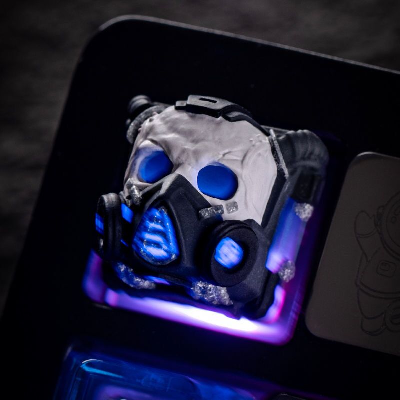 YMDK Poison Master Theme Novel keycaps Personalized Keycap Cherry R4 Profile Resin Translucent for Mechanical Keyboard