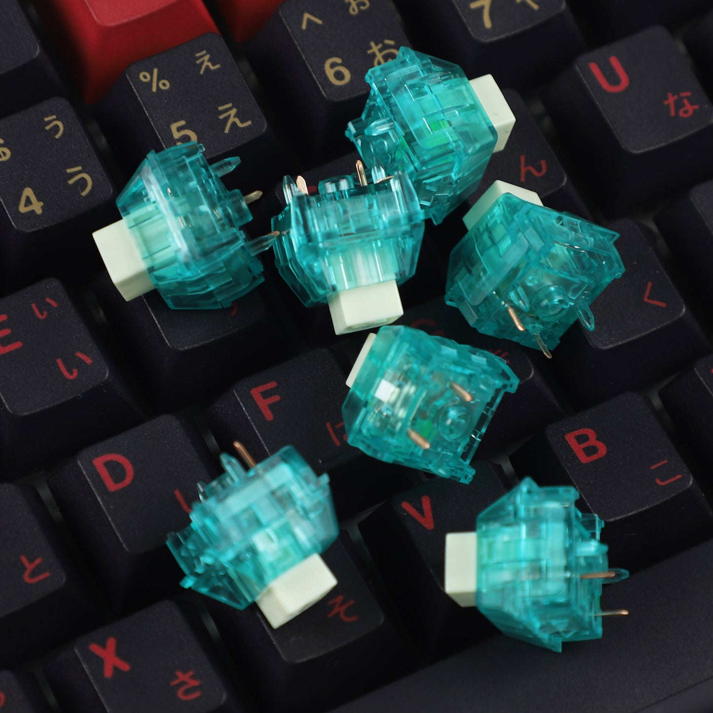 Kailh Summer Solstice Switches(Newest Transparent 50g Tactile Clicky/Upgraded Spring)