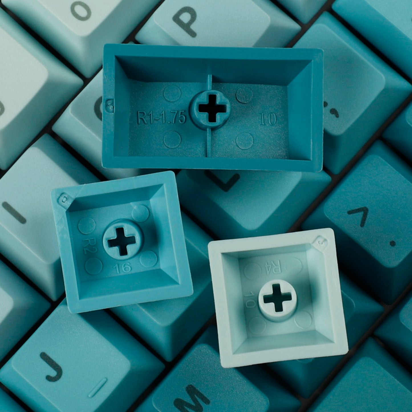 YMDK Cherry Profile Gradient Color Keycap( Dye Subbed Keycap Set Thick PBT)
