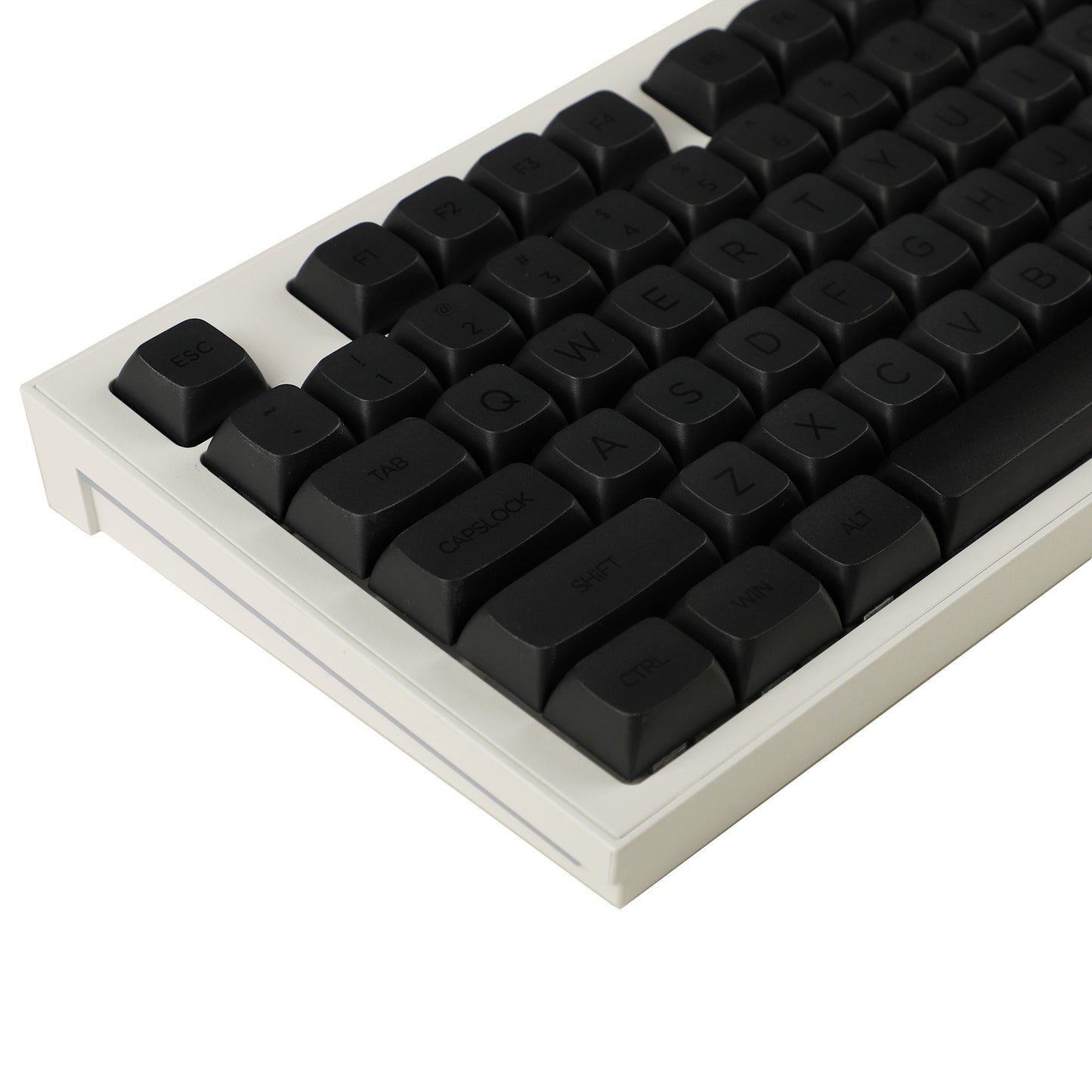 YMDK Gentleman Yellow Gray 125 Keycaps(ZDA Profile XDA v2 Dye Sub PBT For 104 TKL 60% 96 84 68 64)