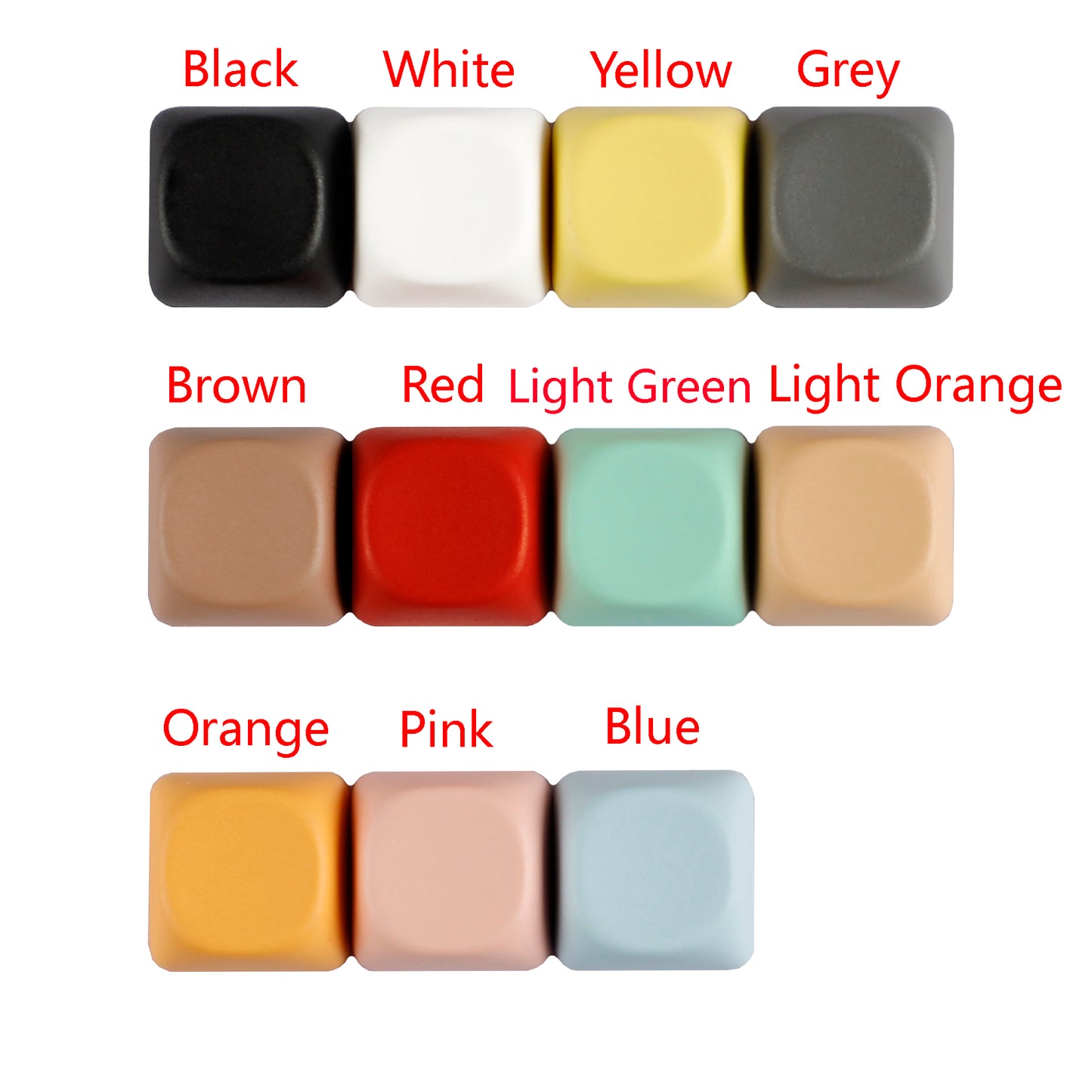 YMDK 1u MOA Profile Keycaps (Blank PBT 1.6mm)