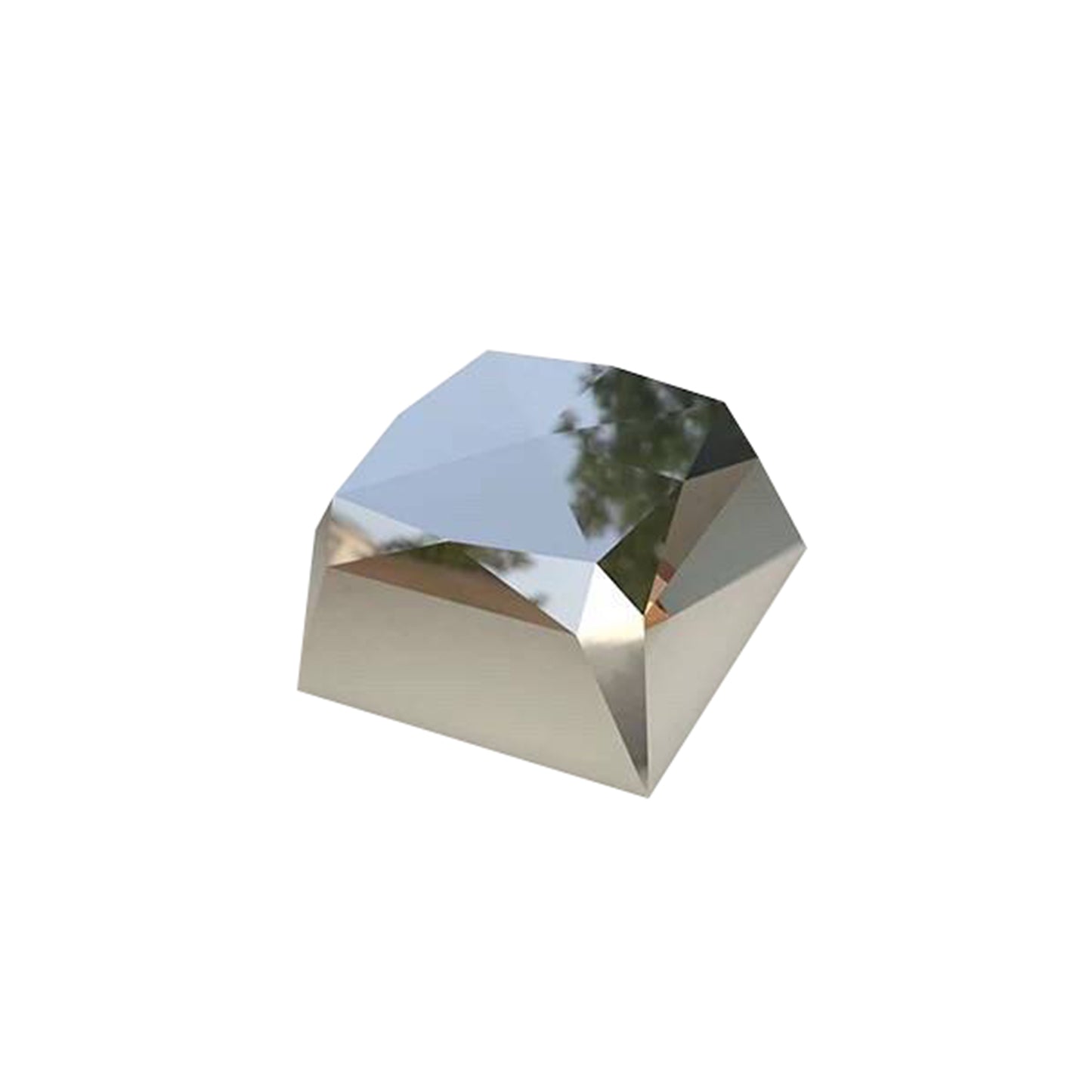 YMDK Metal Square Diamond Personality Keycaps Creative Novel Cool Keycap for MX Mechanical Keyboard