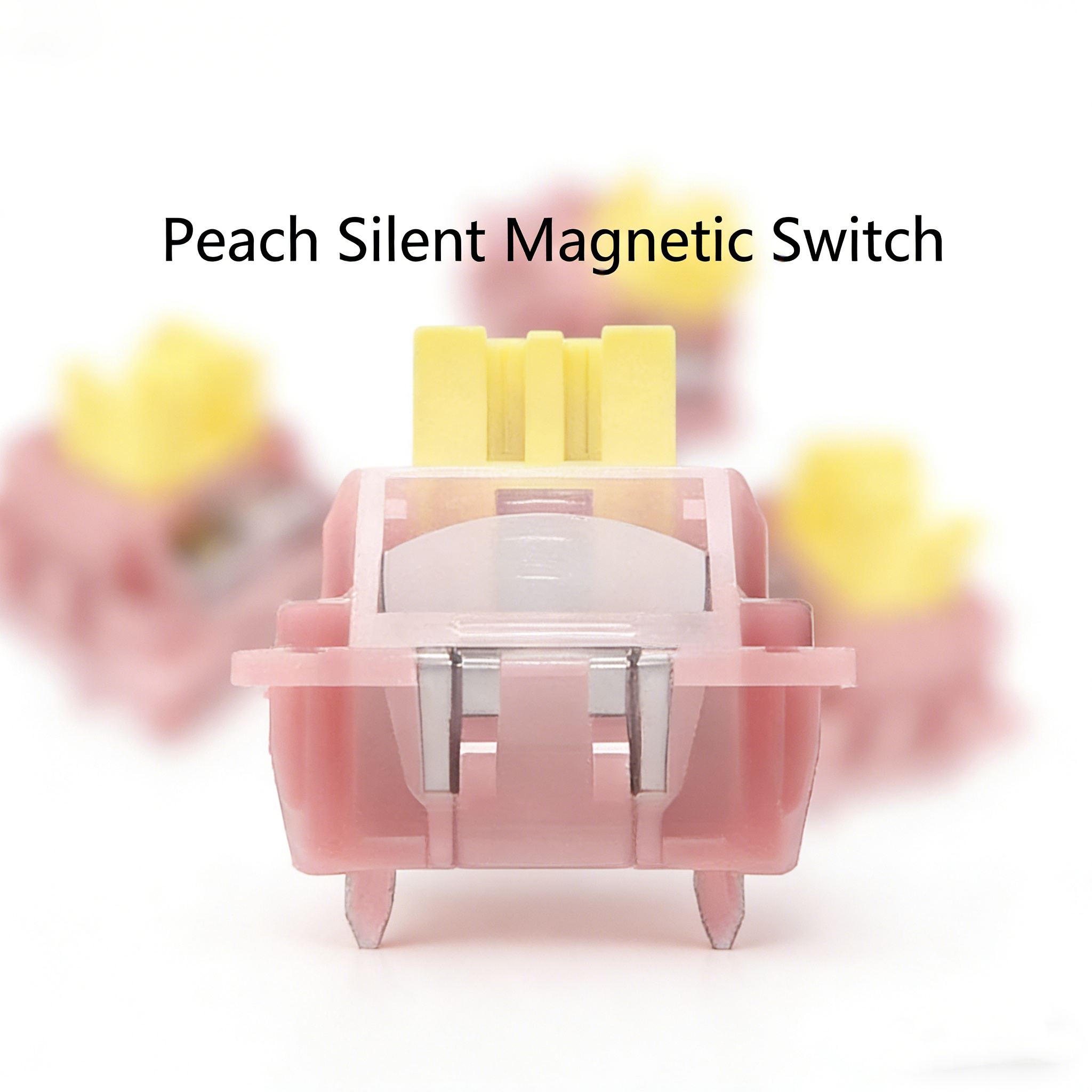 Outemu Peach Silent Magnetic Switch 40g Linear Pre-Lubed Silent