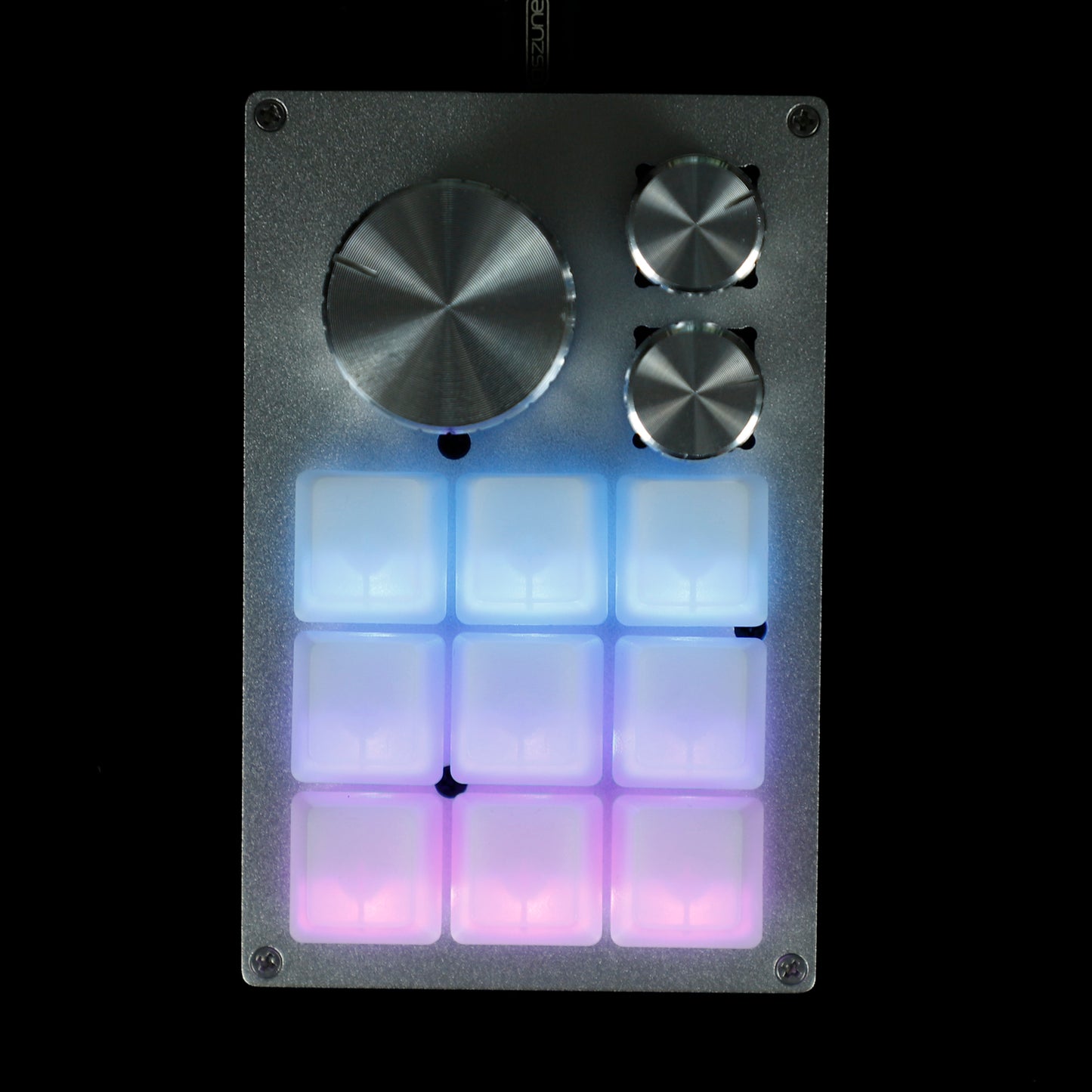 YMDK 12 Key CNC Aluminum Hotswap RGB Knob Support VIA VIAL Macro MX Switches Mechanical Keyboard Numpad For Gaming Photoshop
