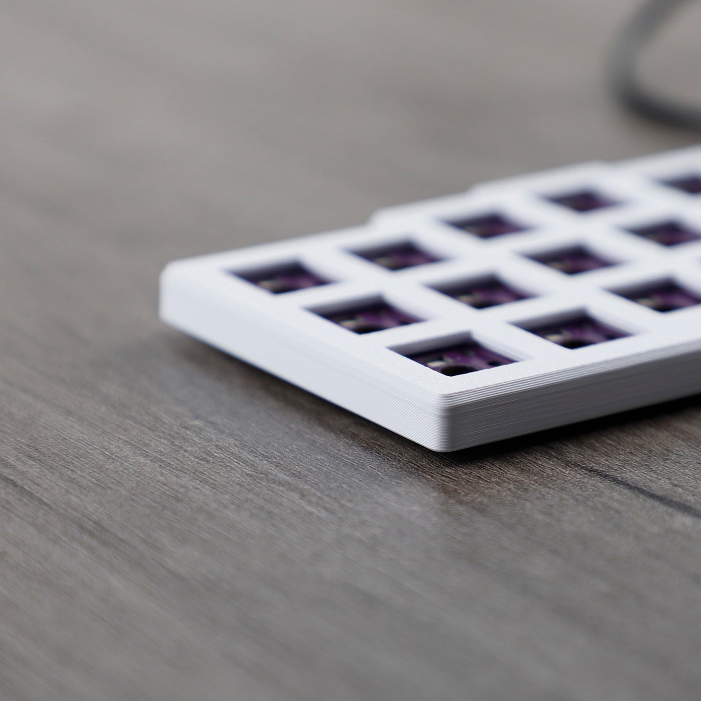 YMDK Low Profile Split Chocolate Keyboard Corne V4.1 Ergonomic 46 Keys Hotswappable 40% Layout 3D Print case RGB Vial Keyboard Kit