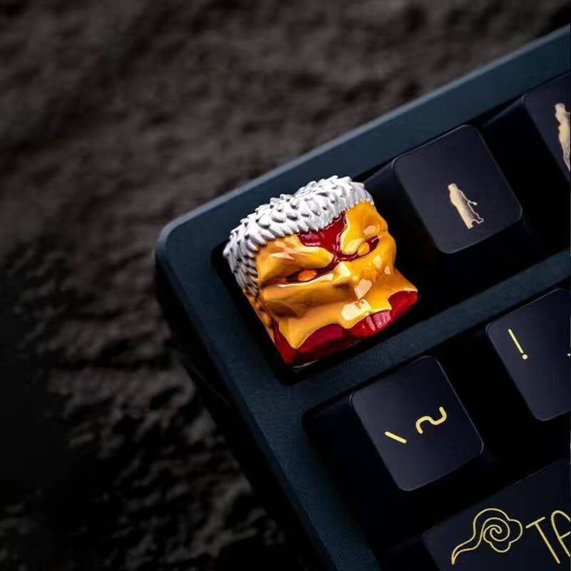 YMDK Devil Personalized Keycap Cool Novel Key Caps Resin for MX Switches Mechanical Keyboard