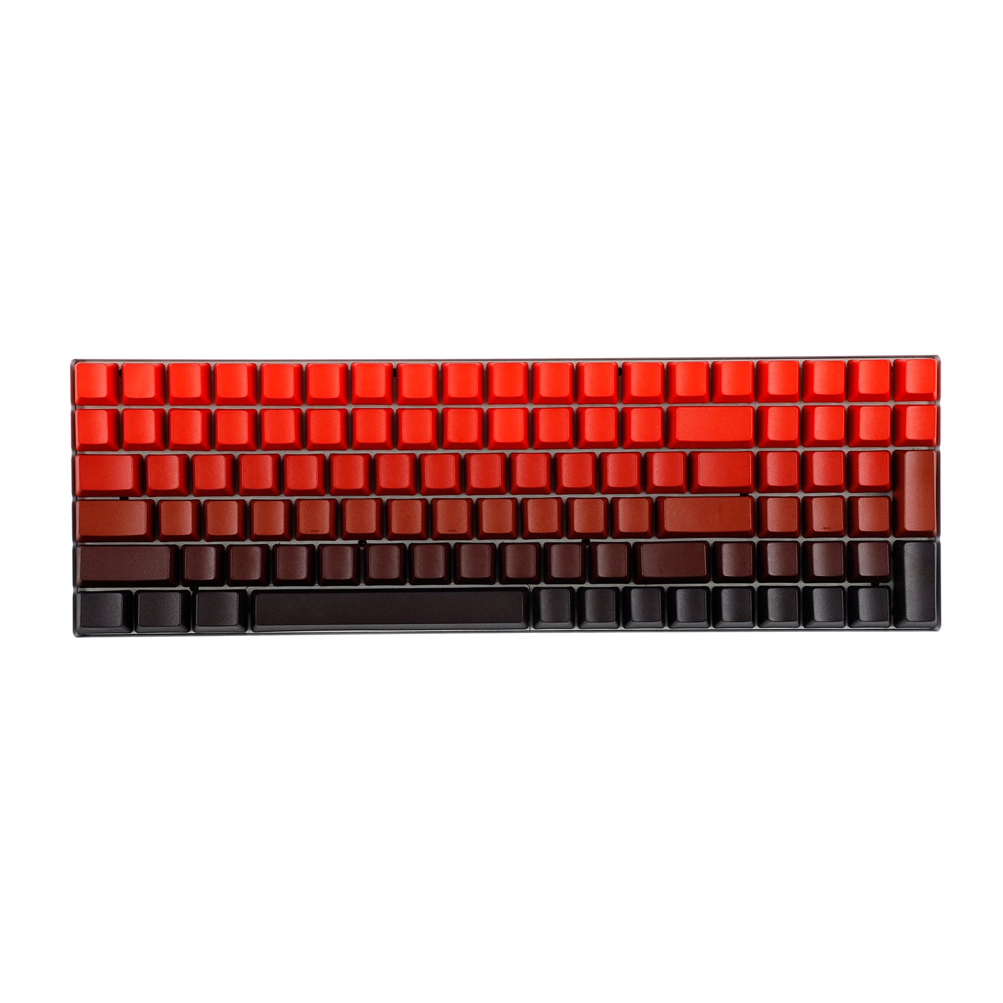 124 Purple/Red Gradient Blank Keycaps(OEM Profile PBT 1.5mm/108 104 96 87 61 68 NJ80 GMMK 84 KBD75 KBD67 XD64 GK64 Using)