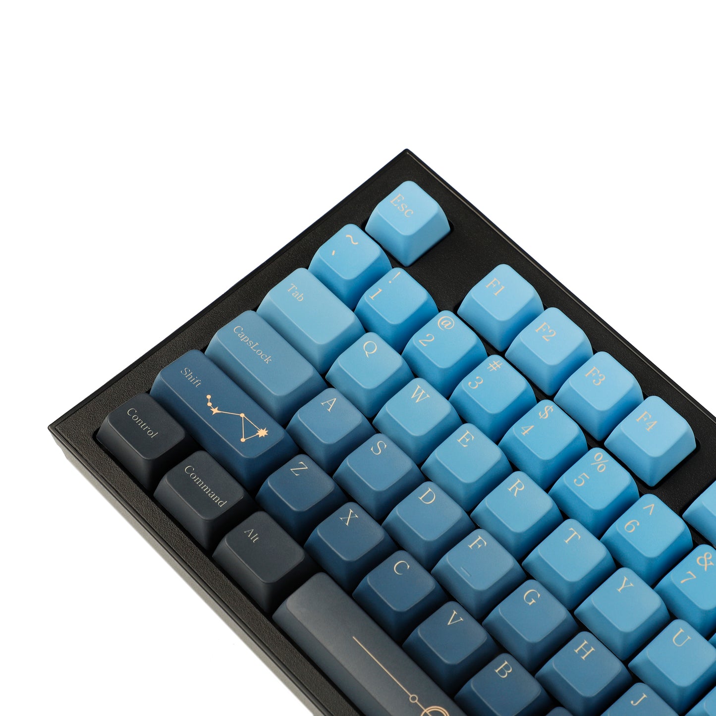 YMDK Starry Stars Theme 137 Keycaps(MDA Profile PBT)