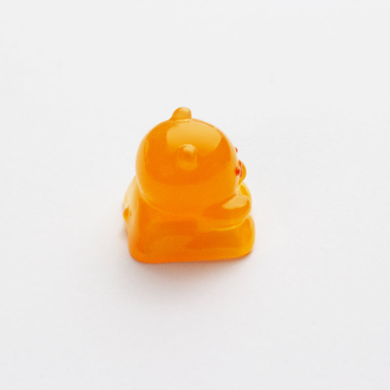 YMDK Gummy Bear Personalized Keycaps Cute Novel Decoration Translucent Resin Keycaps for Mechanical Keyboards