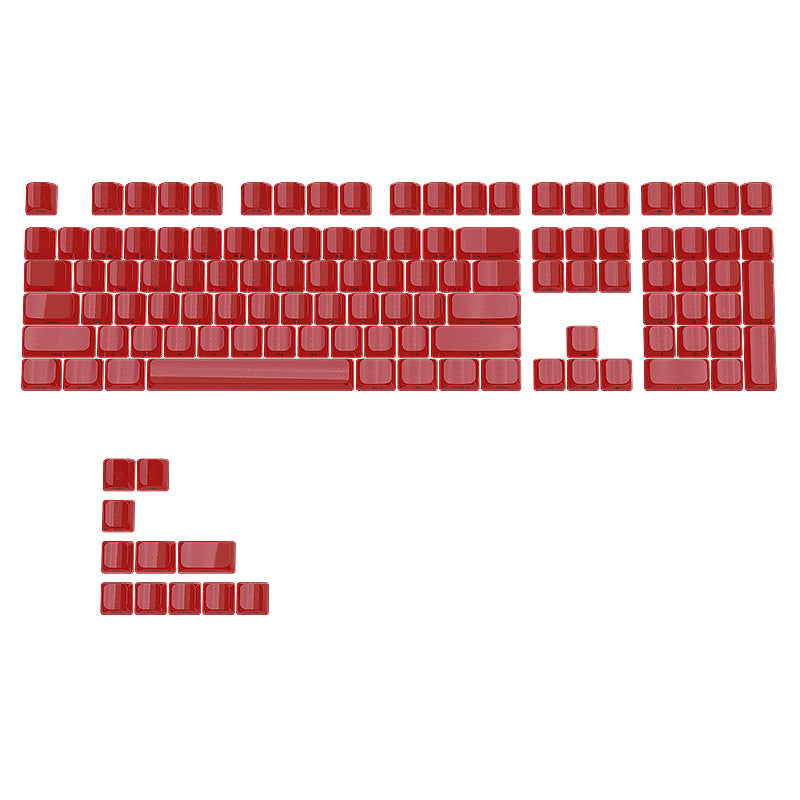 YMDK 119 Keys Jellyfish Keycaps Side Print Shine Through MDA Profile PC Material Custom Keycap for MX Mechanical Keyboards