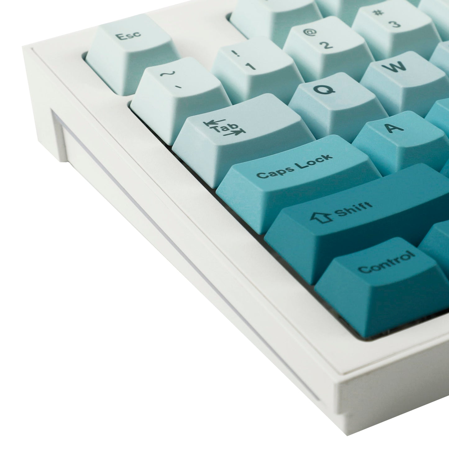 YMDK Cherry Profile Gradient Color Keycap( Dye Subbed Keycap Set Thick PBT)