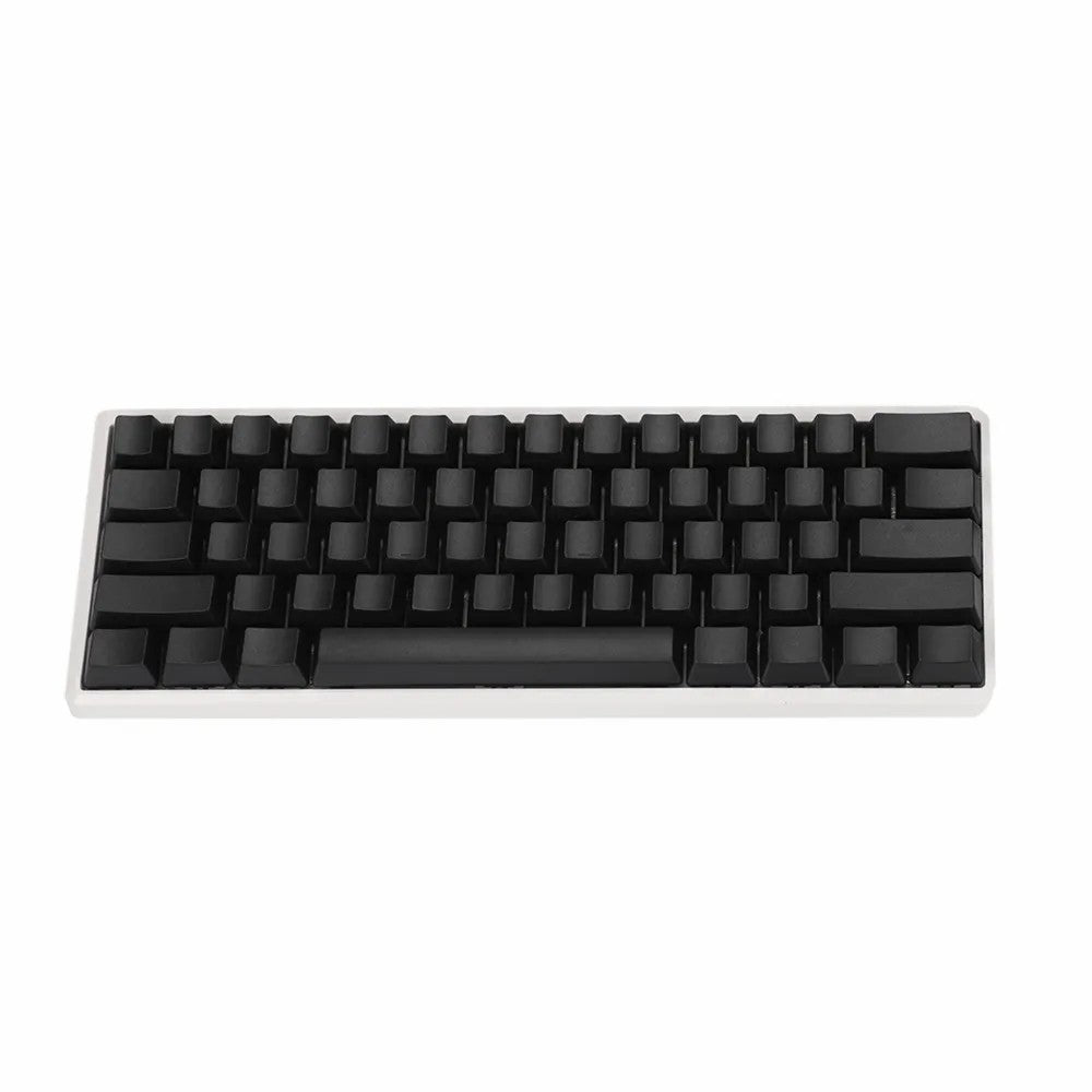 YMDK White Black Gray Green Blank Thick PBT OEM Profile 61 ANSI Keycaps For MX Switches Mechanical Keyboard (Only Keycap)