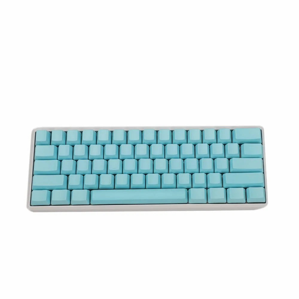 YMDK White Black Gray Green Blank Thick PBT OEM Profile 61 ANSI Keycaps For MX Switches Mechanical Keyboard (Only Keycap)