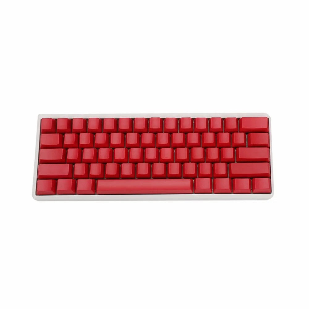 YMDK White Black Gray Green Blank Thick PBT OEM Profile 61 ANSI Keycaps For MX Switches Mechanical Keyboard (Only Keycap)