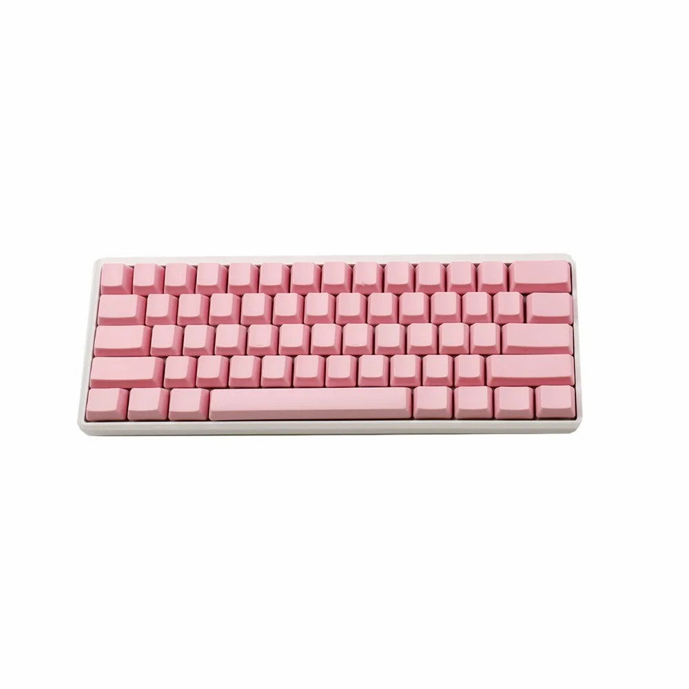 YMDK White Black Gray Green Blank Thick PBT OEM Profile 61 ANSI Keycaps For MX Switches Mechanical Keyboard (Only Keycap)