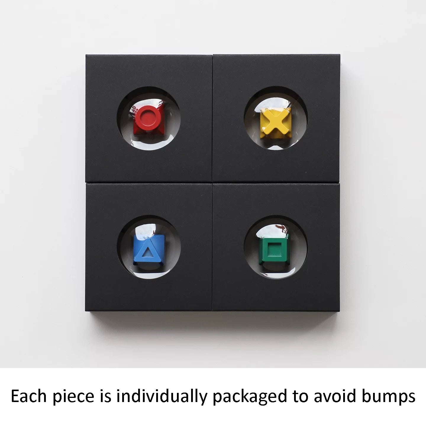 YMDK Metal Game Console Keycaps Arrow Keys Custom Mechanical Keyboard Caps Full Alloy Gaming Key Caps Set for Personality Stress Relief