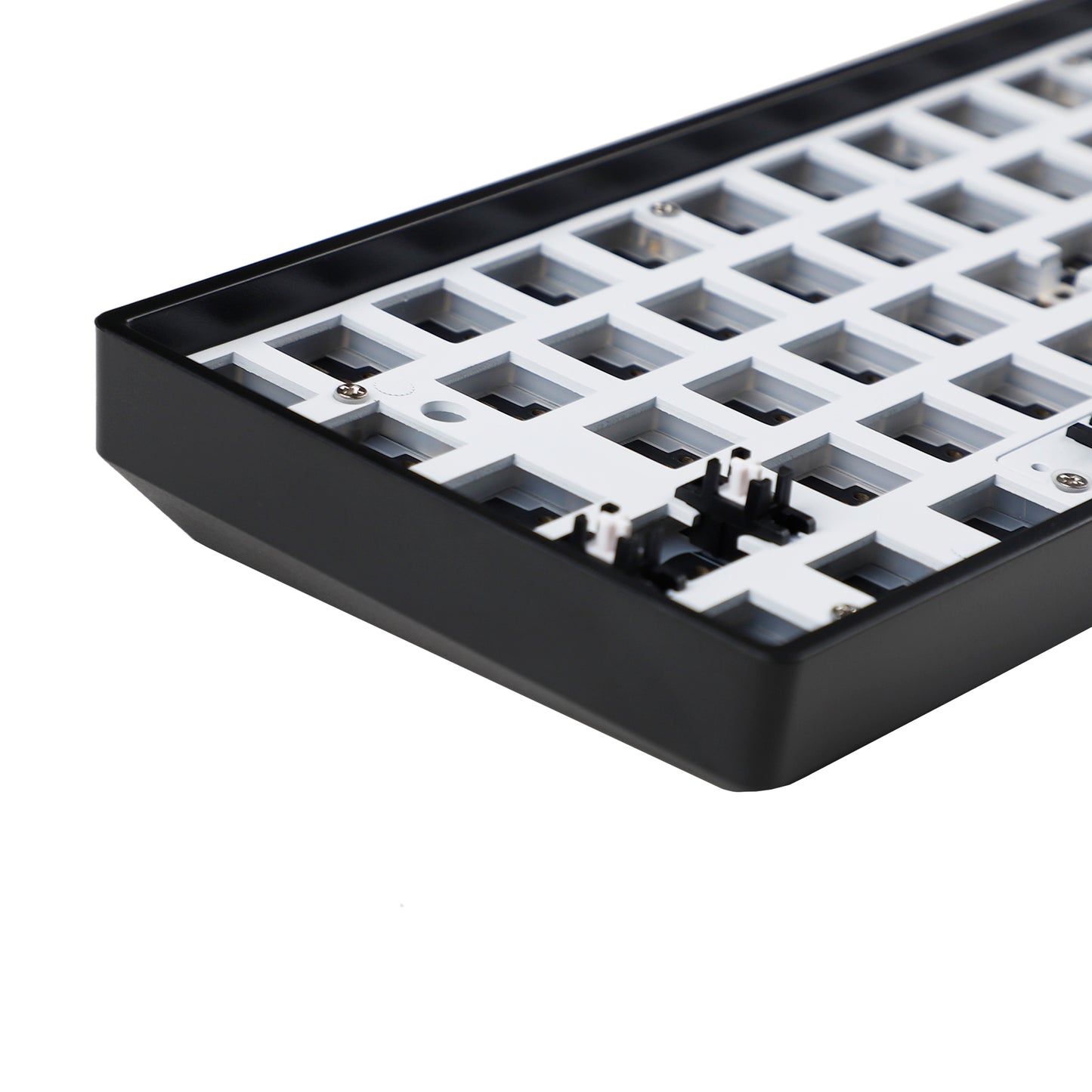 GK61 Pro RGB Wired Gasket Hot Swap Hot-swappable Knob 60% Fully Programmable NKRO Keyboard Kit(Support QMK VIA Support Split space )