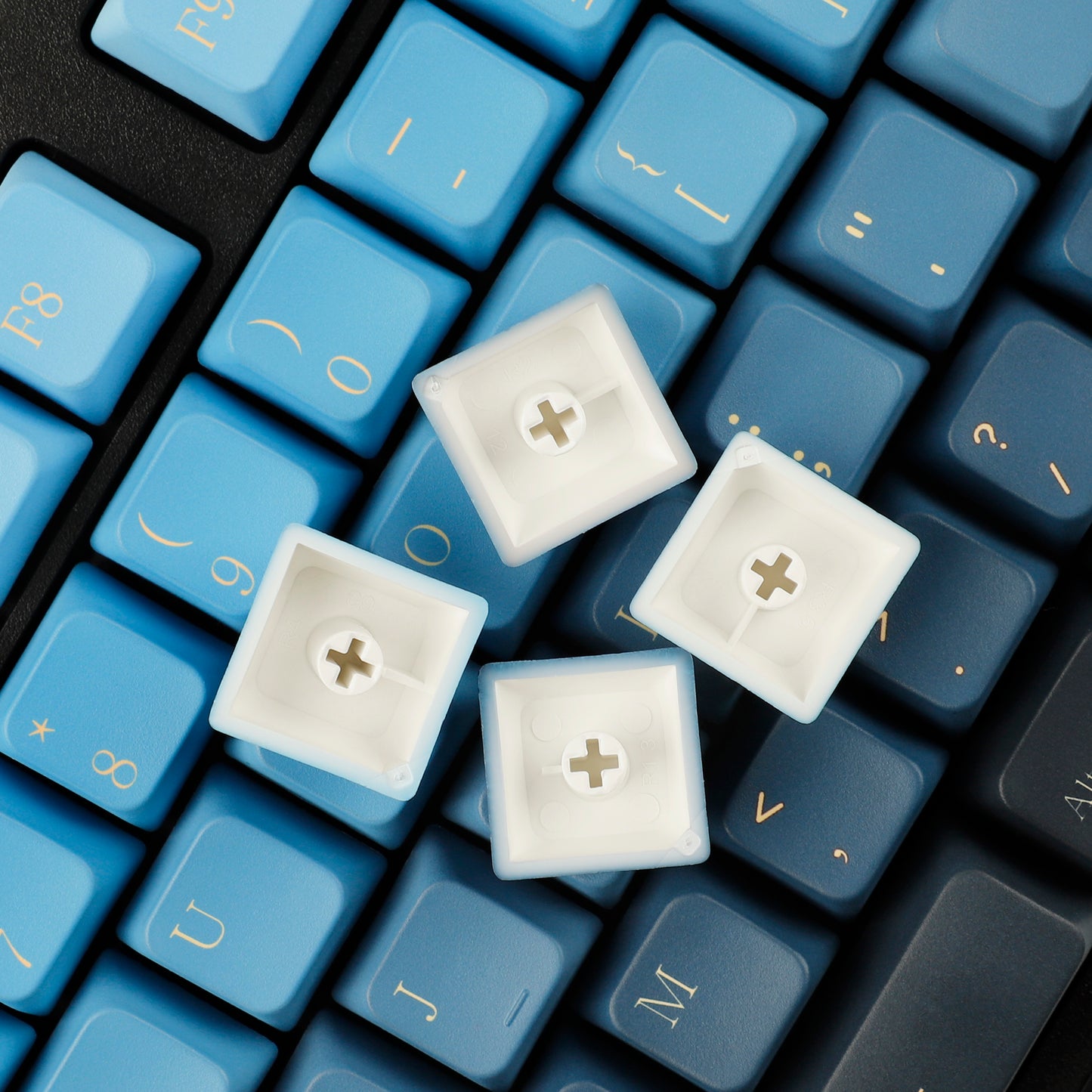 YMDK Starry Stars Theme 137 Keycaps(MDA Profile PBT)