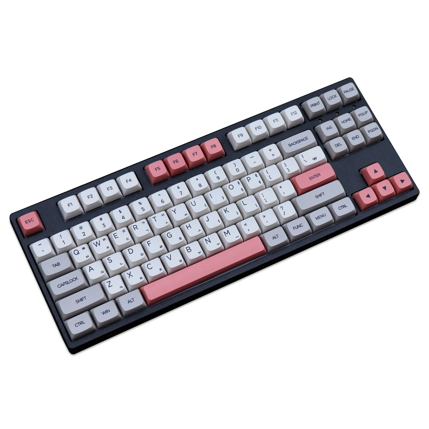 YMDK Retro 9009 XDA Profile 142 Key English Korean Dye Sub Custom DIY Keycaps for 75/87/98/104/108 MX Mechanical Keyboard
