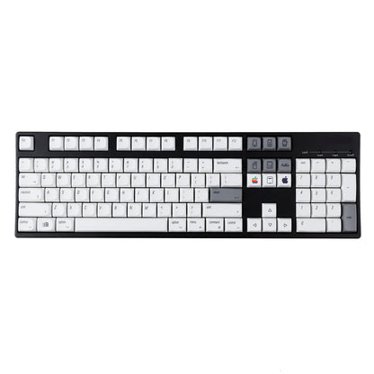 YMDK 139 Mac Keycaps XDA v2 Profile Normcore Style Gray White Dye Sub PBT White For 104 TKL 60% 96 84 68 64 MX Switches Keyboard