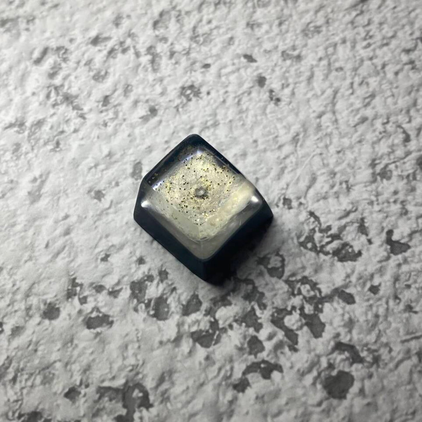 YMDK Starry Sky Galaxy Universe Personality Keycaps Translucent Cute Art Advanced Novel Keycap Cherry Profile Resin Key Cap for MX Mechanical Keyboard