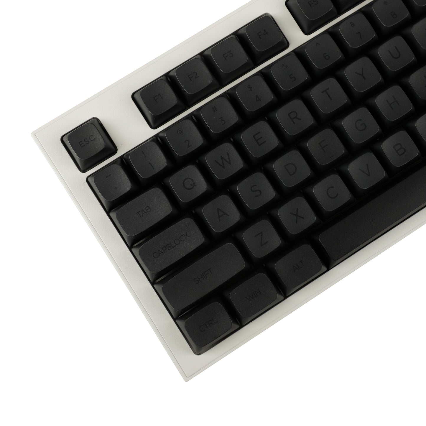 YMDK Gentleman Yellow Gray 125 Keycaps(ZDA Profile XDA v2 Dye Sub PBT For 104 TKL 60% 96 84 68 64)