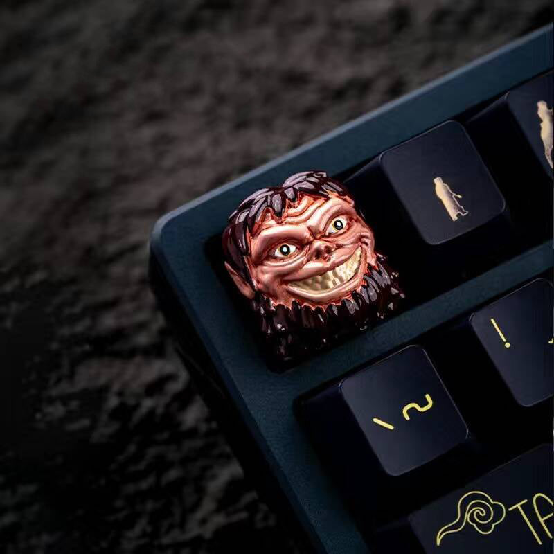 YMDK Devil Personalized Keycap Cool Novel Key Caps Resin for MX Switches Mechanical Keyboard