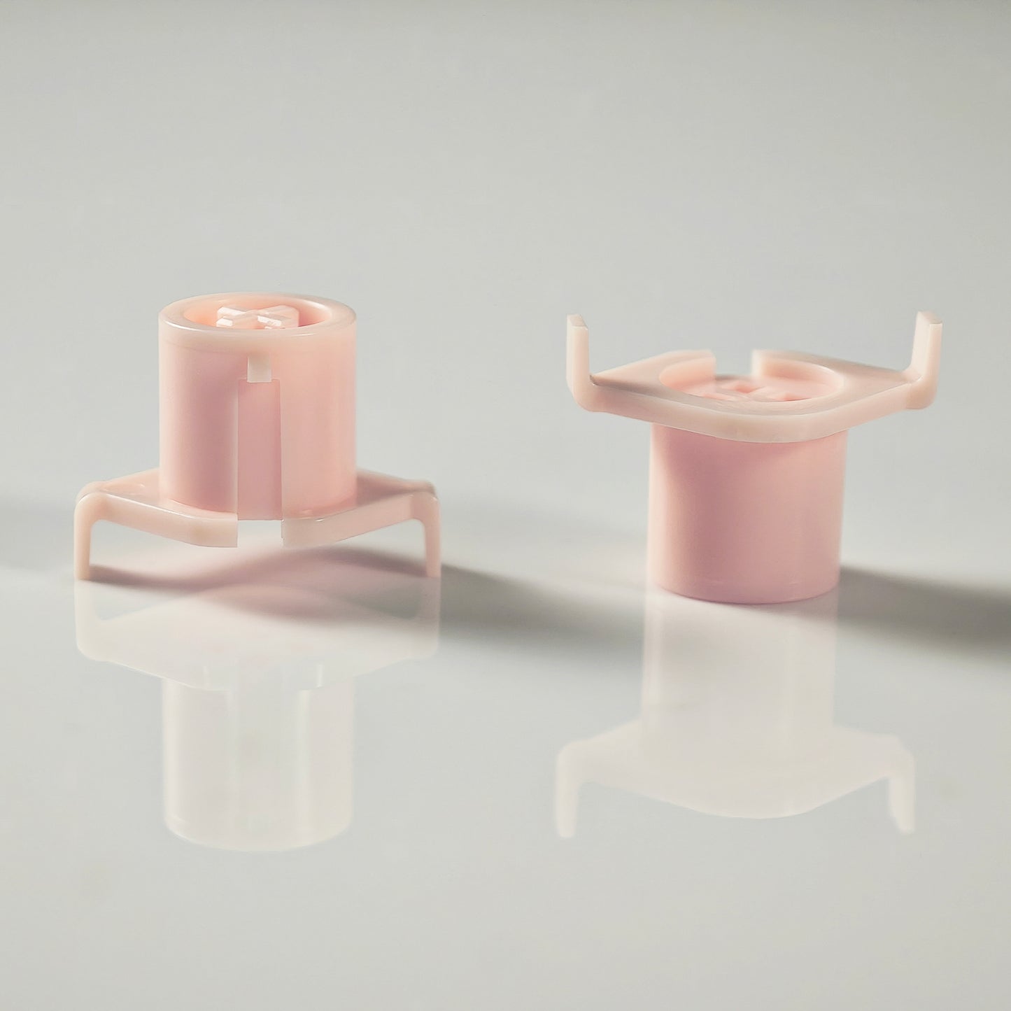 YMDK Pink and Green MX Sliders Stems Adapters Compatible For Topre DES Leopold Novotouch HHKB Realforce Capacitive Keyboard