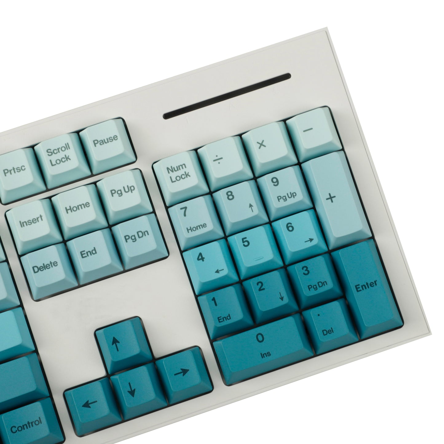 YMDK Cherry Profile Gradient Color Keycap( Dye Subbed Keycap Set Thick PBT)