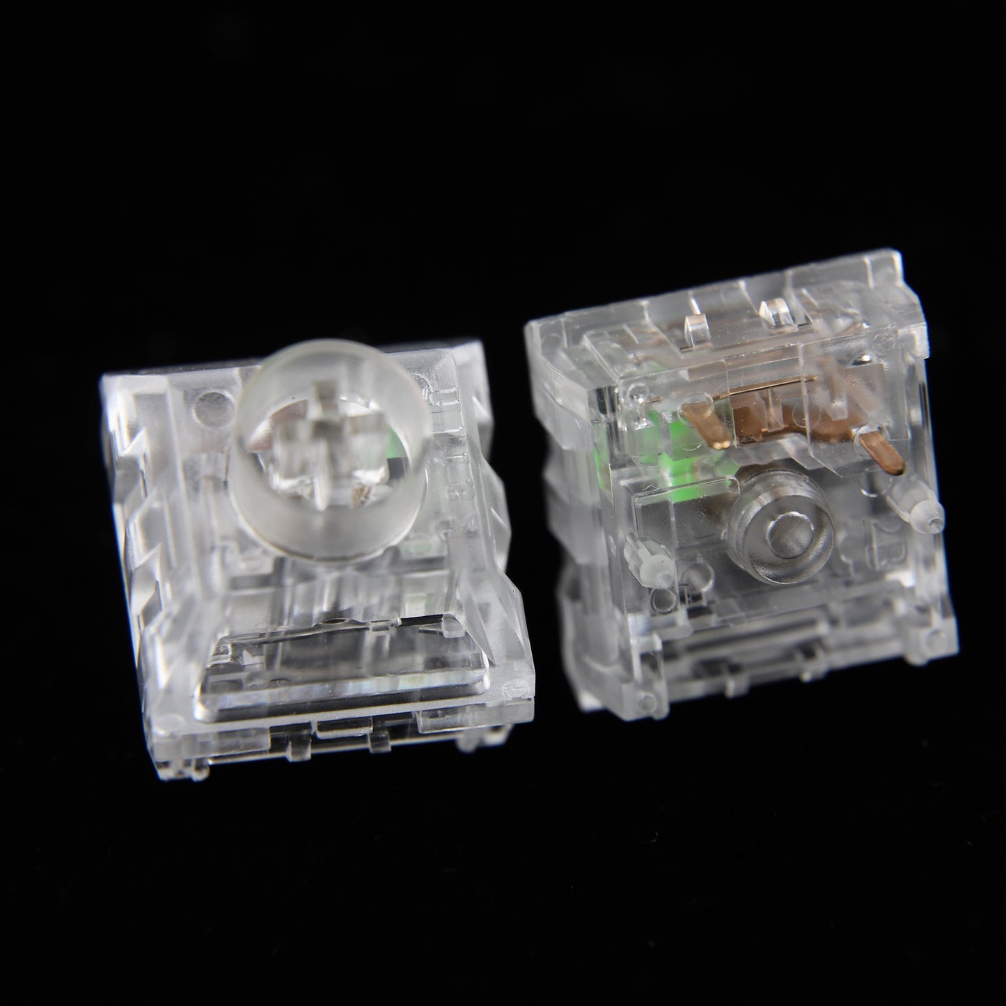 Kailh Box Jellyfish Switches(RGB SMD Linear 60g/5pin Self lubricating Transparent)