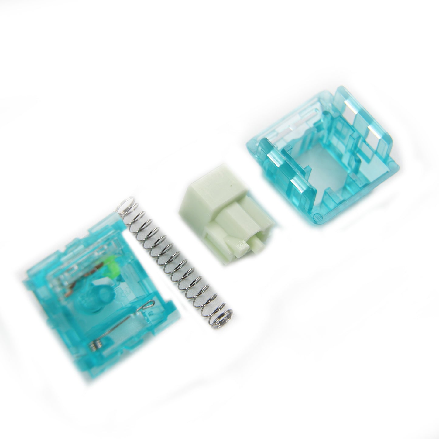 Kailh Summer Solstice Switches(Newest Transparent 50g Tactile Clicky/Upgraded Spring)