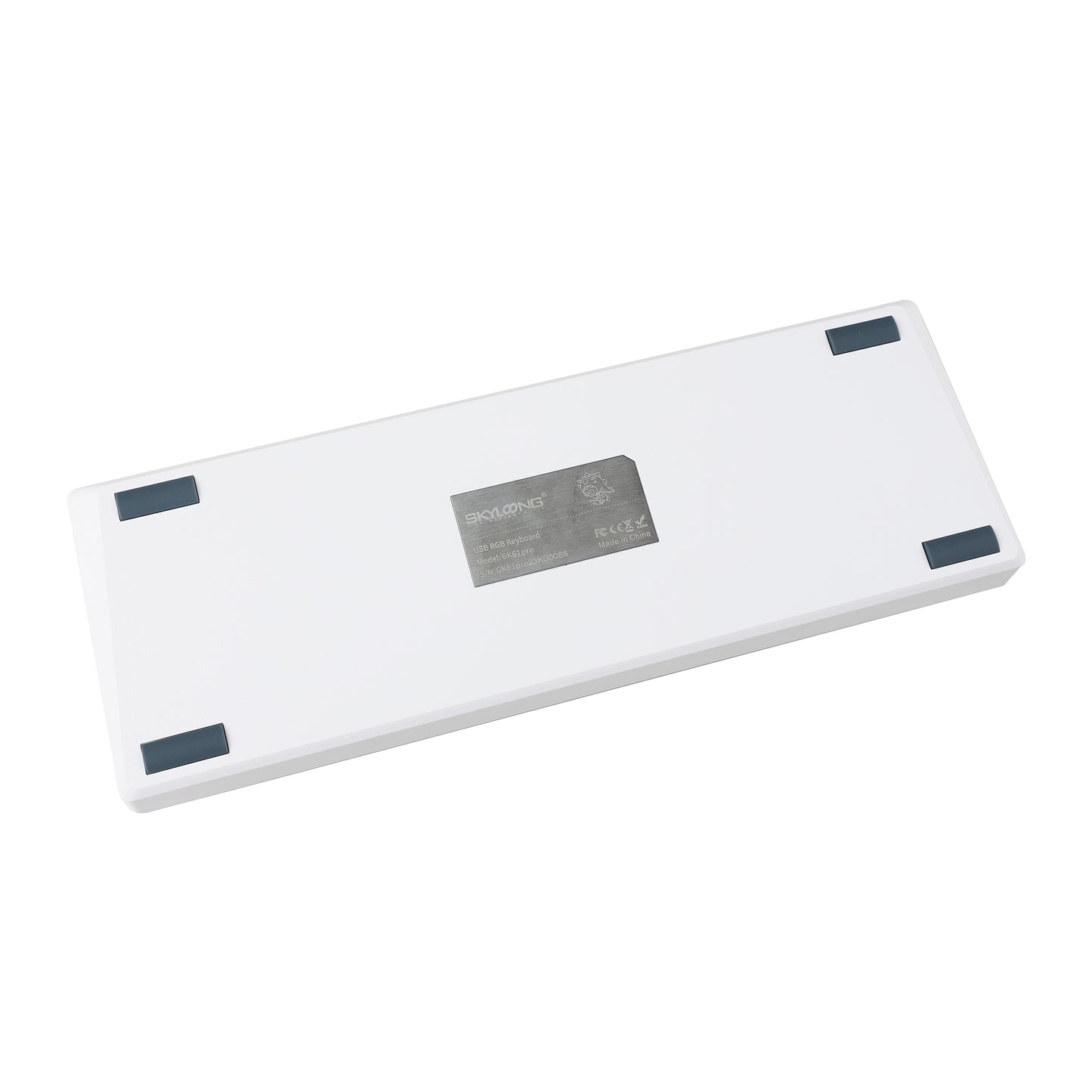 GK61 Pro RGB Wired Gasket Hot Swap Hot-swappable Knob 60% Fully Programmable NKRO Keyboard Kit(Support QMK VIA Support Split space )