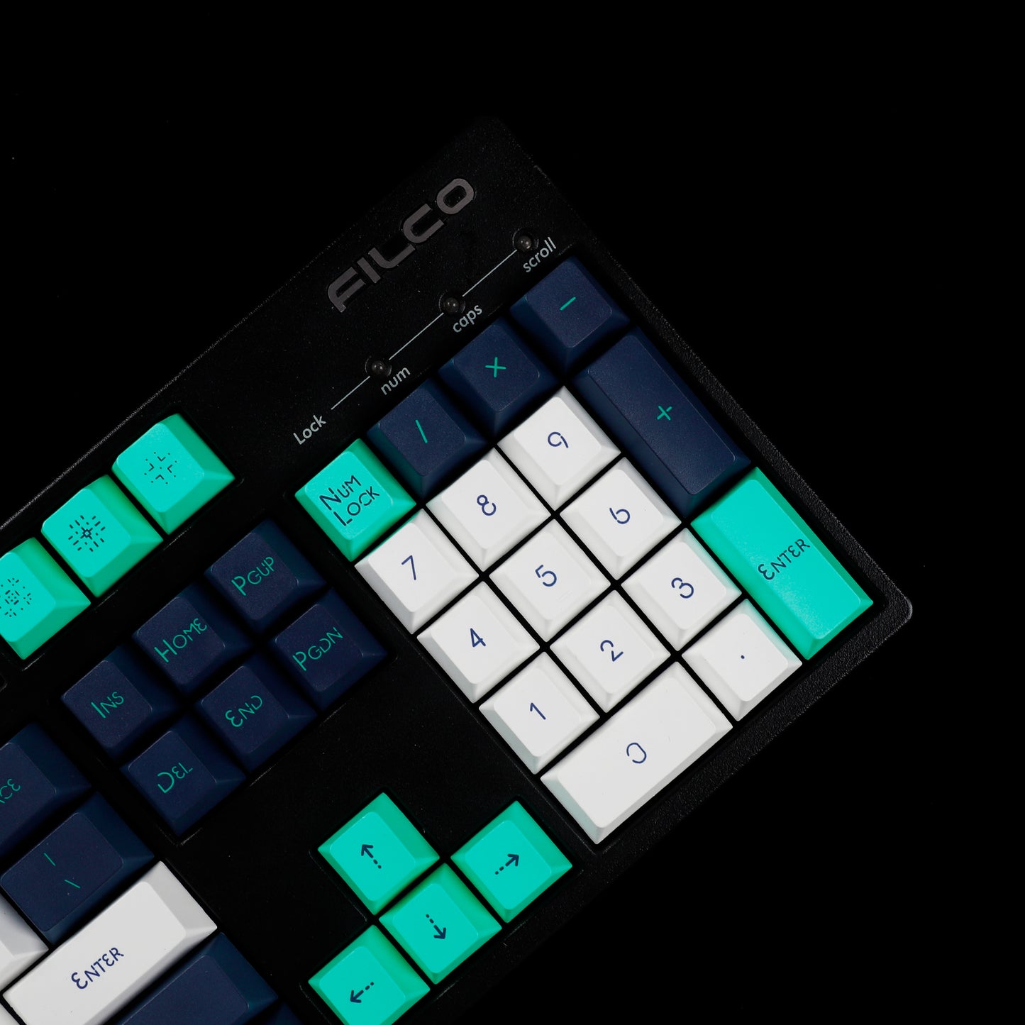 YMDK Sound Wave Theme 144 Keycaps(Dye Sub Cherry Profile 1.5mm)