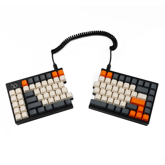 YMDK Split 75% FL84 Forever Love 84 CNC Aluminum Case Plate Hotswap RGB Fully Programmable PCB Stabilizers DIY Kit VIA VIAL Supported Mechanical Keyboard