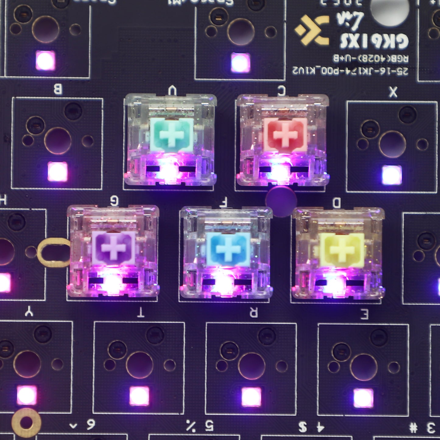 Keyfirst Bling Linear Switches(5pin RGB 30g 45g 62g 67g 80g)