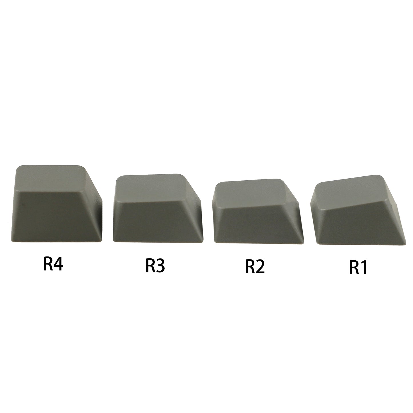 Cherry profile 1u R1 R2 R3 R4 Blank Thick PBT Alphanumeric Custom Keycaps For Keycap DIY