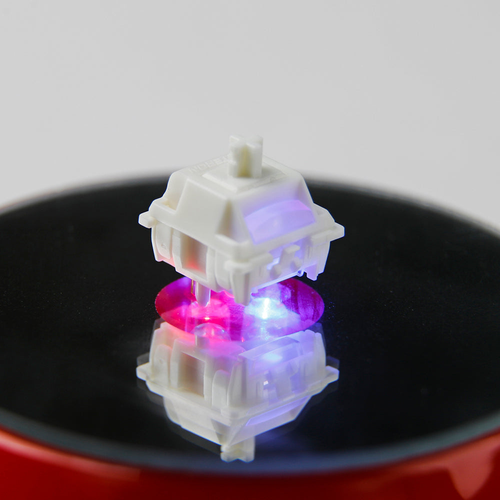 GATERON 5 Pin Linear POM Housing Stem RGB SMD DIY Hotswap Milkshake Smoothie Switches for Mechanical Keyboard
