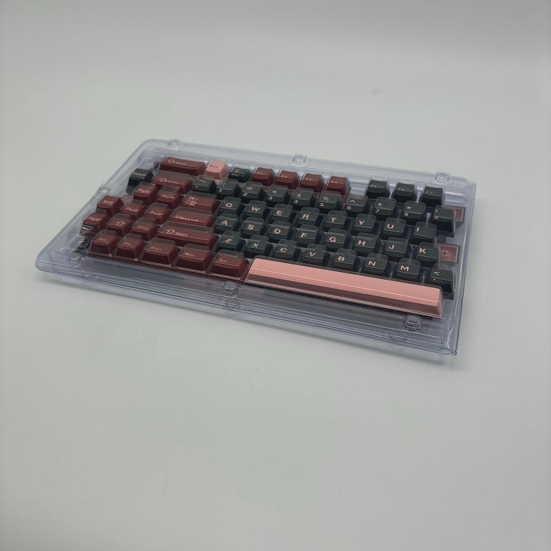 YMDK Spades Q Theme Keycaps 126 Keys Cherry Profile PBT Dye Sub Keycaps Cool Custom Key Caps for MX Mechanical Keyboards