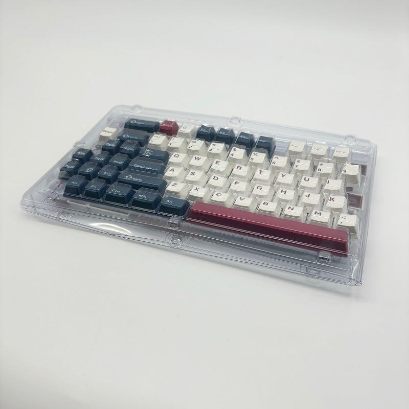 YMDK 126 Keys Blue Mecha Theme Keycaps Cherry Profile PBT Dye Sub Keycaps Cool Custom Key Caps for MX Mechanical Keyboards