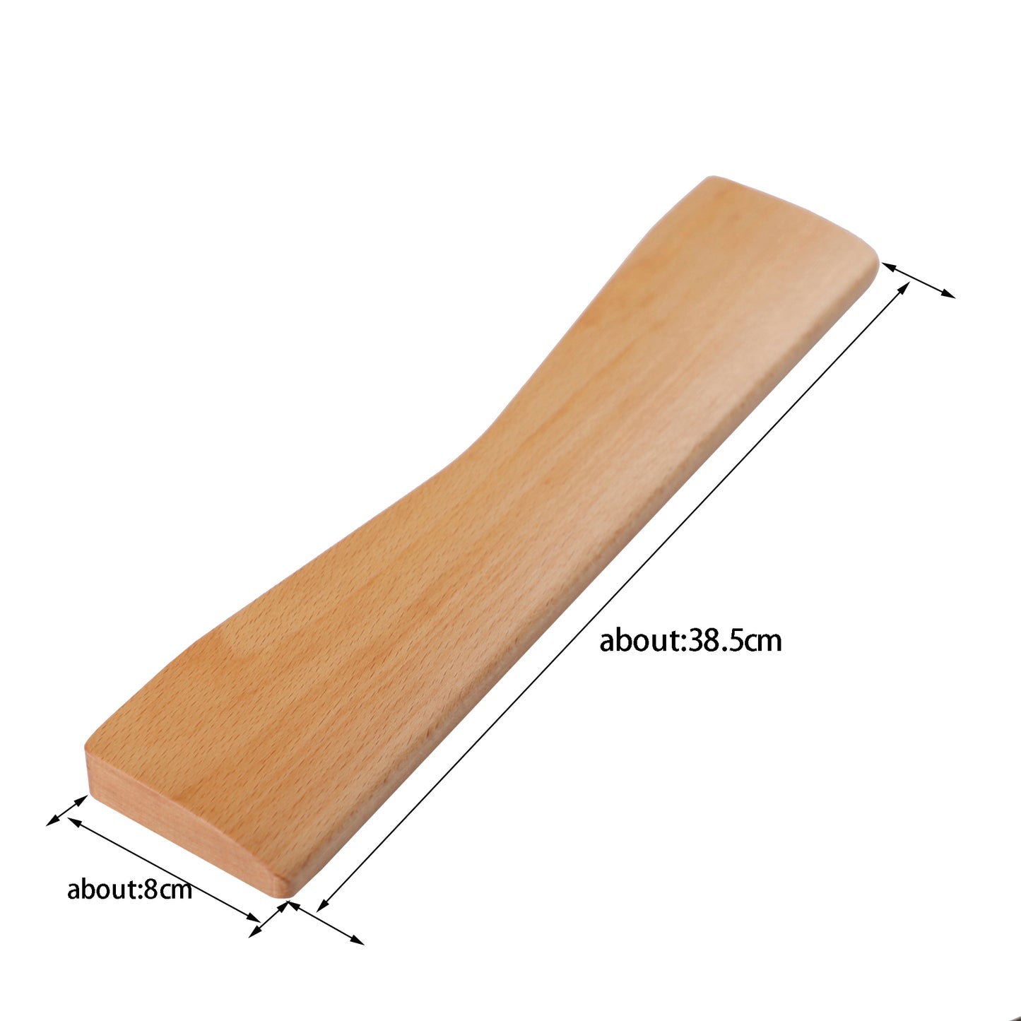 YMDK Wooden Wrist Rest Solid Wood For Keychron Q10(Walnut or beech)