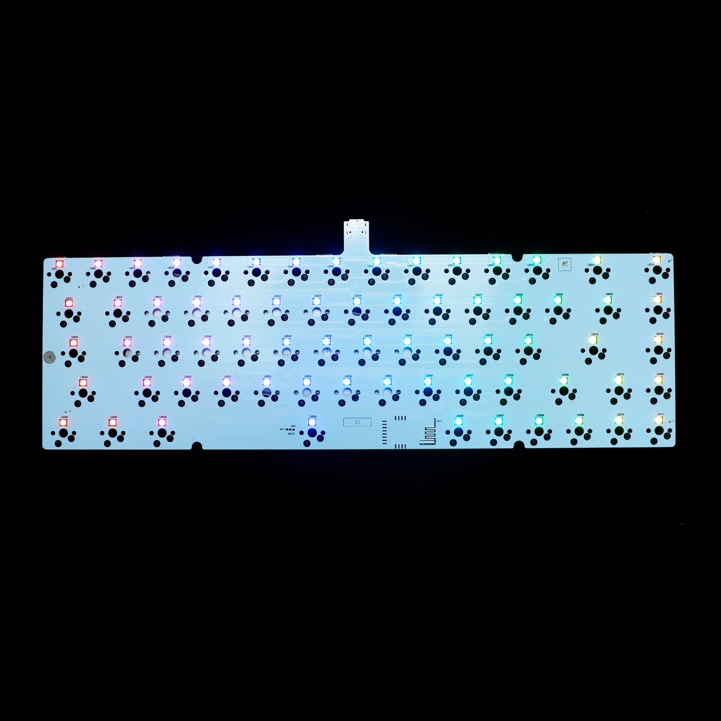 YMDK Meow68 keyboard Cat Custom Triple-Mode RGB Hot Swappable meow 68 Mechanical Keyboard Barebone(Support Macro Programmable Bluetooth&Wired&2.4G)