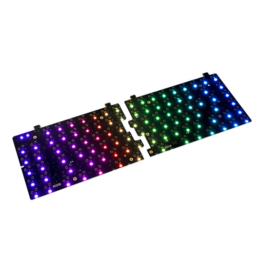 YMDK Split 75% FL84 Forever Love 84 Hotswap RGB Programmable PCB(Support  VIA VIAL)Only Hotswap PCB