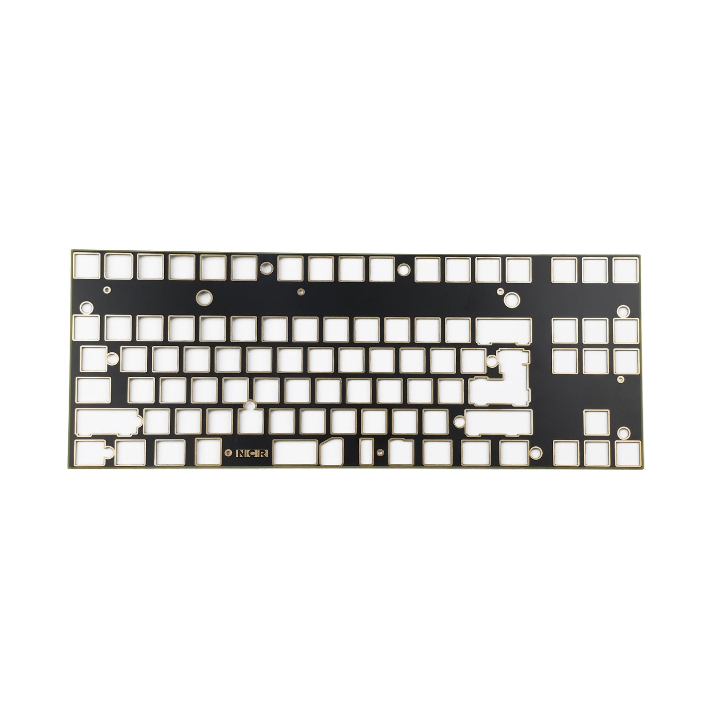 NCR-80 NCR80 R3 VINTAGE Beige Black Case Soldering Mechanical Keyboard Kit(ANSI ISO TKL VIA Supported/Wired)