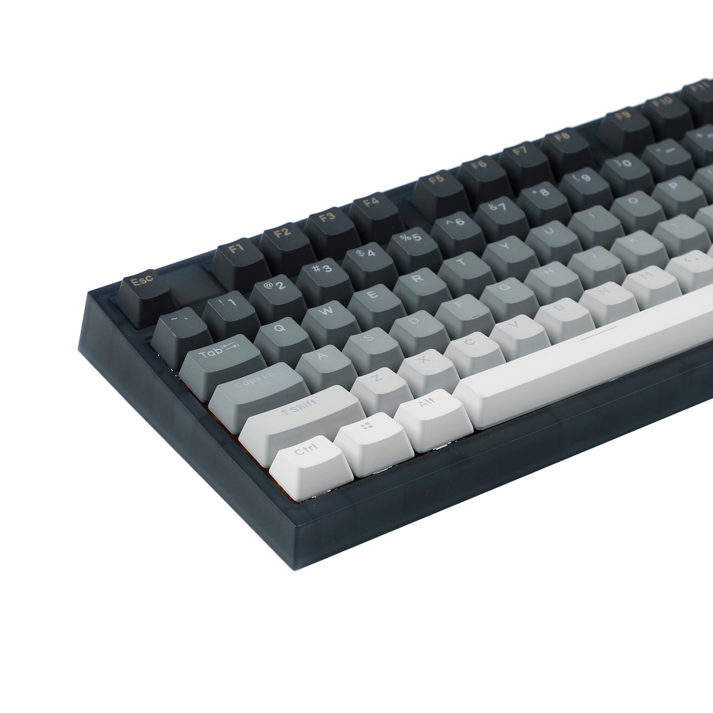 GK75 Triple-Mode 4 Knobs Plastic Case Gasket RGB Hot Swappable Macro Programmable Bluetooth Wired 2.4G Mechanical Keyboard Barebone